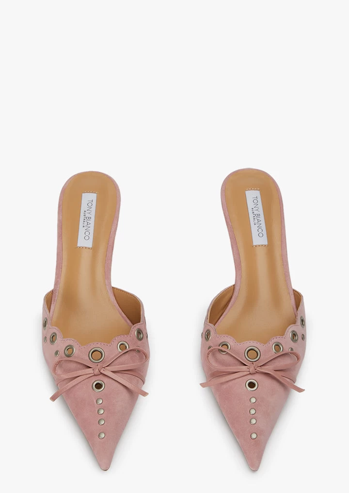 Kae Blossom Suede Heels 4 Kae Blossom Suede Heels - Image 2