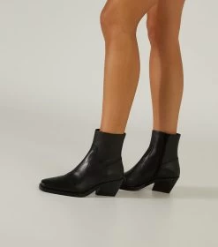 Kamilla Black Como Ankle Boots -Tony Bianco Sales kamilla black como ankle boots styled 1288 2