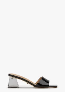 Kamira Black Patent Heels