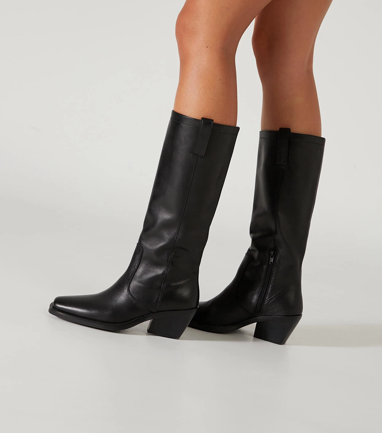 Kastro Black Como Calf Boots 6 Kastro Black Como Calf Boots - Image 4