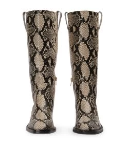 Kastro Ecru Snake Calf Boots -Tony Bianco Sales kastro ecrusnake calf boots 1288 3