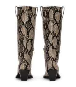 Kastro Ecru Snake Calf Boots -Tony Bianco Sales kastro ecrusnake calf boots 1288 4