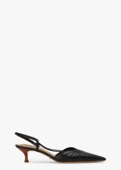Katy Black Nappa Heels