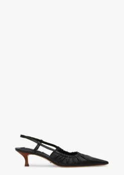 Kimchi Black Nappa Heels