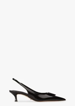 Kimmy Black Hi Shine Heels