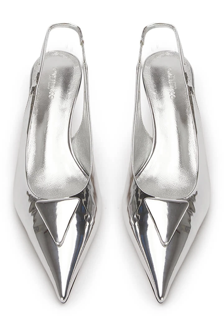 Kimmy Silver Shine Heels 5 Kimmy Silver Shine Heels - Image 3