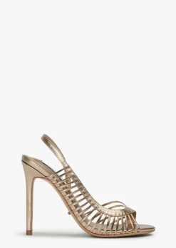 Klass Amber Nappa Metallic Heels