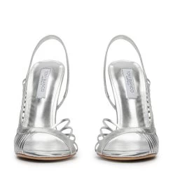 Klass Silver Nappa Metallic Heels -Tony Bianco Sales klass silver nappa metallic heels 1288 3