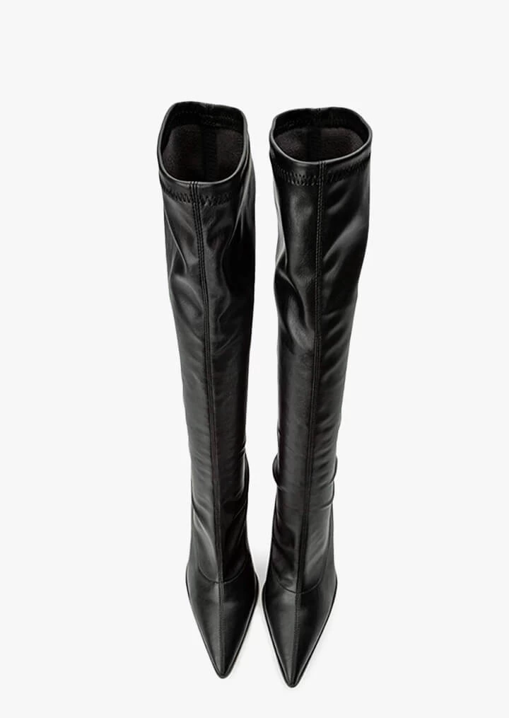 Knight Black Venezia Calf Boots 4 Knight Black Venezia Calf Boots - Image 2