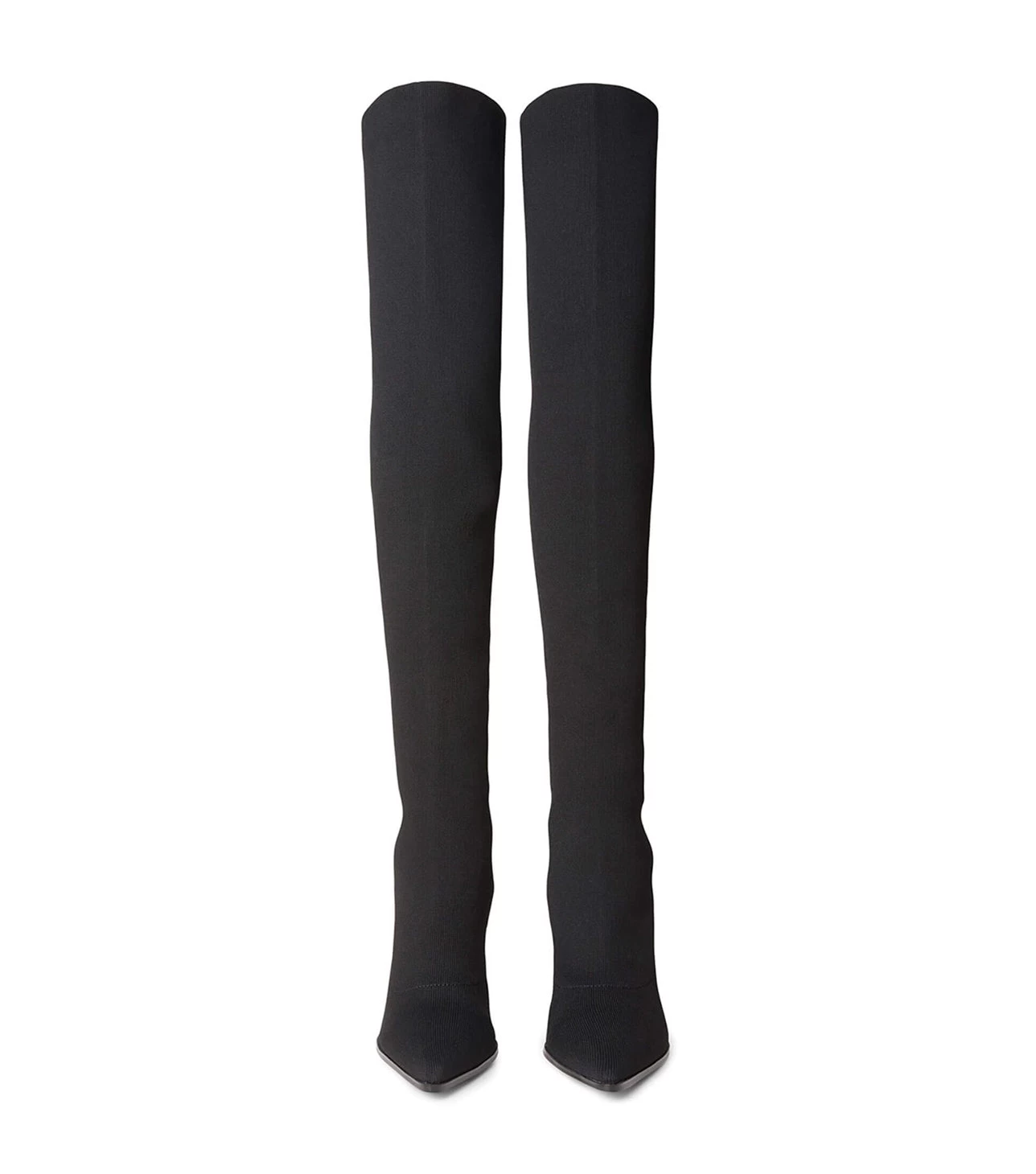 Kori Black Sock Knit Long Boots 6 Kori Black Sock Knit Long Boots - Image 4