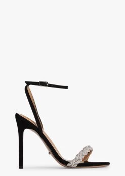 Kosta Black Suede Heels