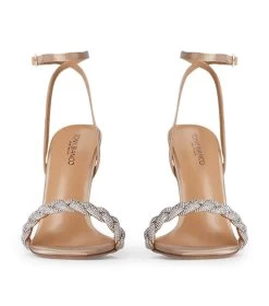 Kosta Nude Satin Heels -Tony Bianco Sales kosta nude satin heels 1288 3