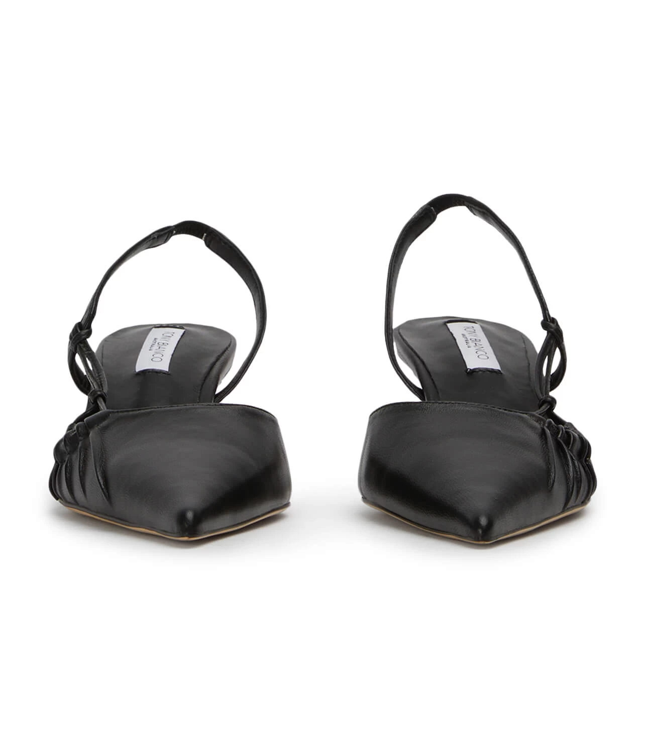 Kramer Black Nappa Heels 7 Kramer Black Nappa Heels - Image 5