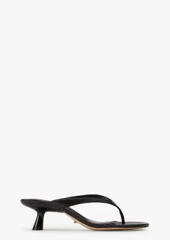 Krista Black Nappa Heels
