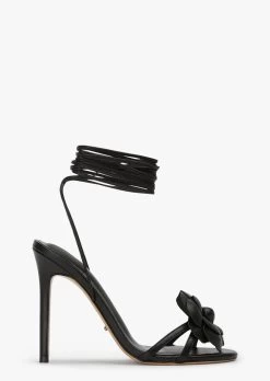 Kupid Black Nappa Heels