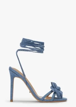 Kupid Washed Denim Heels