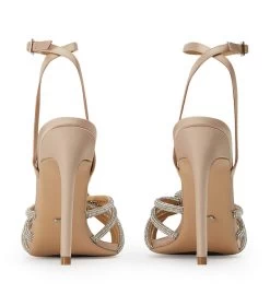 Kyla Nude Satin Heels -Tony Bianco Sales kyla nude satin heels 1288 4