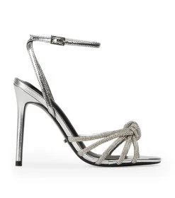 Kyla Silver Foil Heels -Tony Bianco Sales kyla silver foil heels 1288 1