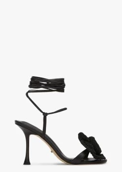 Leroux Black Nappa Heels