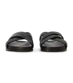 Levi Black Nappa Sandals -Tony Bianco Sales levi black nappa sandals 1288 3