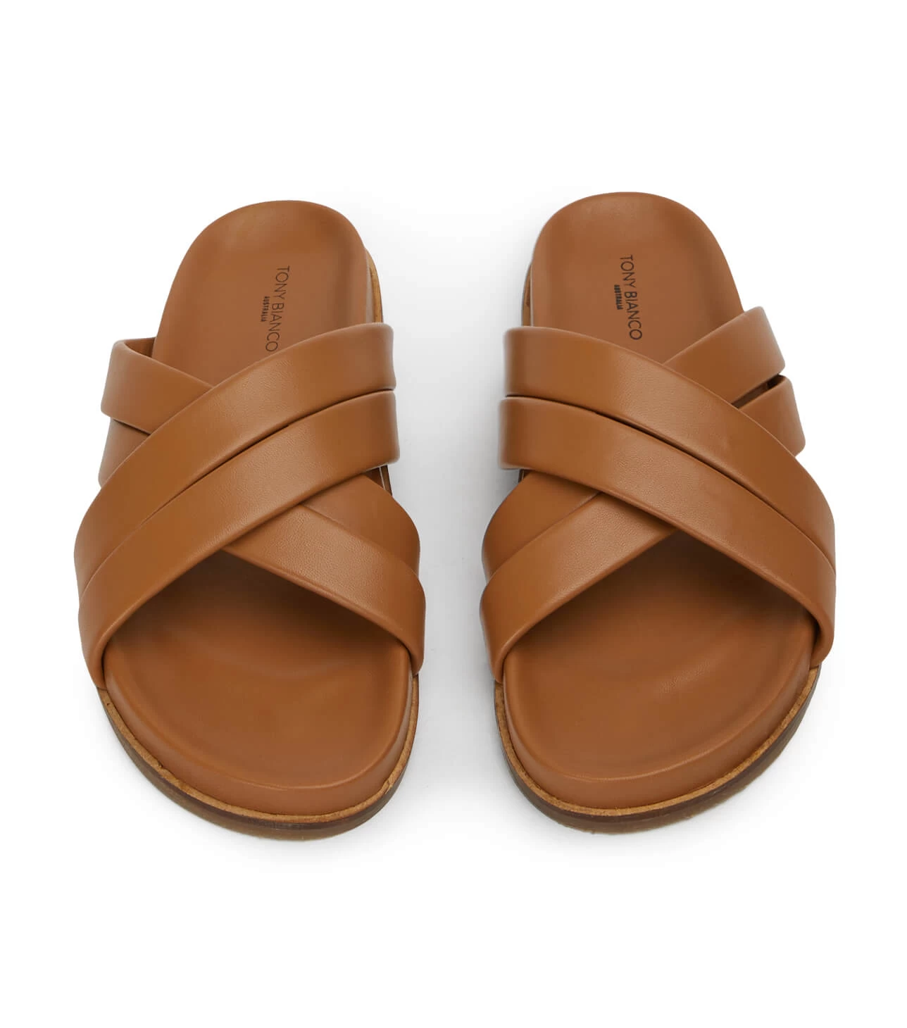 Levi Tan Nappa Sandals 6 Levi Tan Nappa Sandals - Image 4