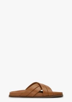 Levi Tan Nappa Sandals