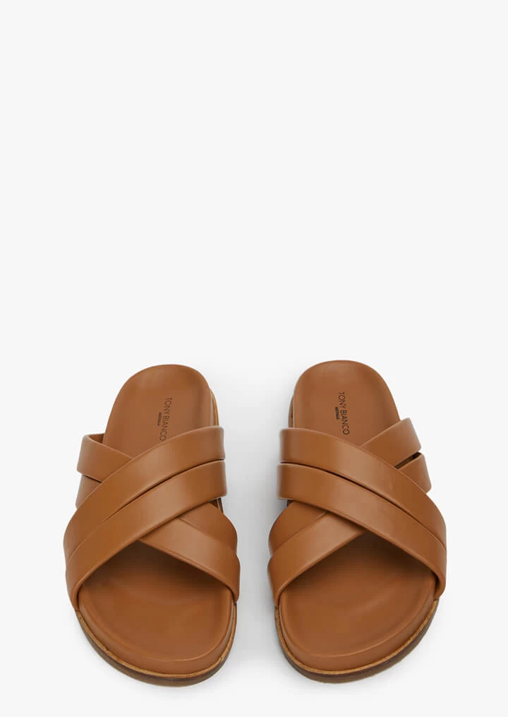 Levi Tan Nappa Sandals 4 Levi Tan Nappa Sandals - Image 2