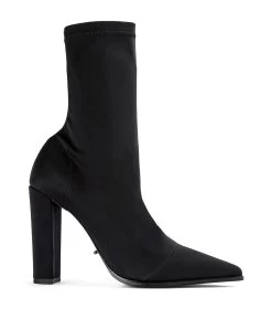 Lila Black Lycra Ankle Boots 10 Lila Black Lycra Ankle Boots -Tony Bianco Sales lila black lycra ankle boots 1288 1