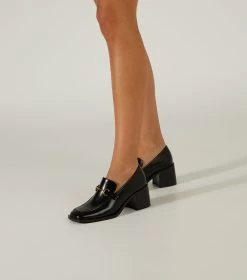 Livia Black Hi Shine Casual Shoes -Tony Bianco Sales livia black hi shine casual shoes styled 1288 2