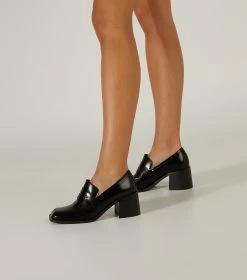 Lomax Black Hi Shine Casual Shoes -Tony Bianco Sales lomax blac hi shine casual shoes styled 1288 2