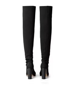 Lucca Black Sock Knit Long Boots -Tony Bianco Sales lucca black sock knit long boots 1288 4