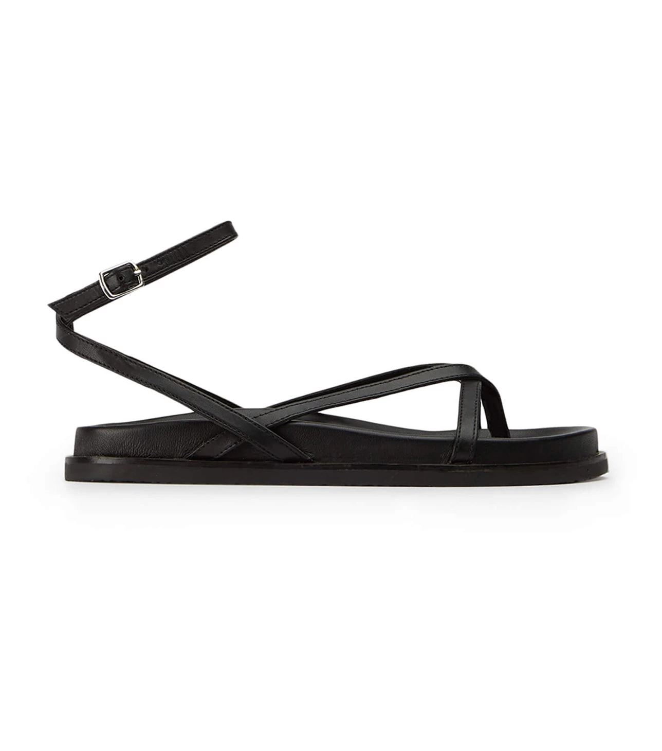 Lucie Black Nappa Sandals 6 Lucie Black Nappa Sandals - Image 4