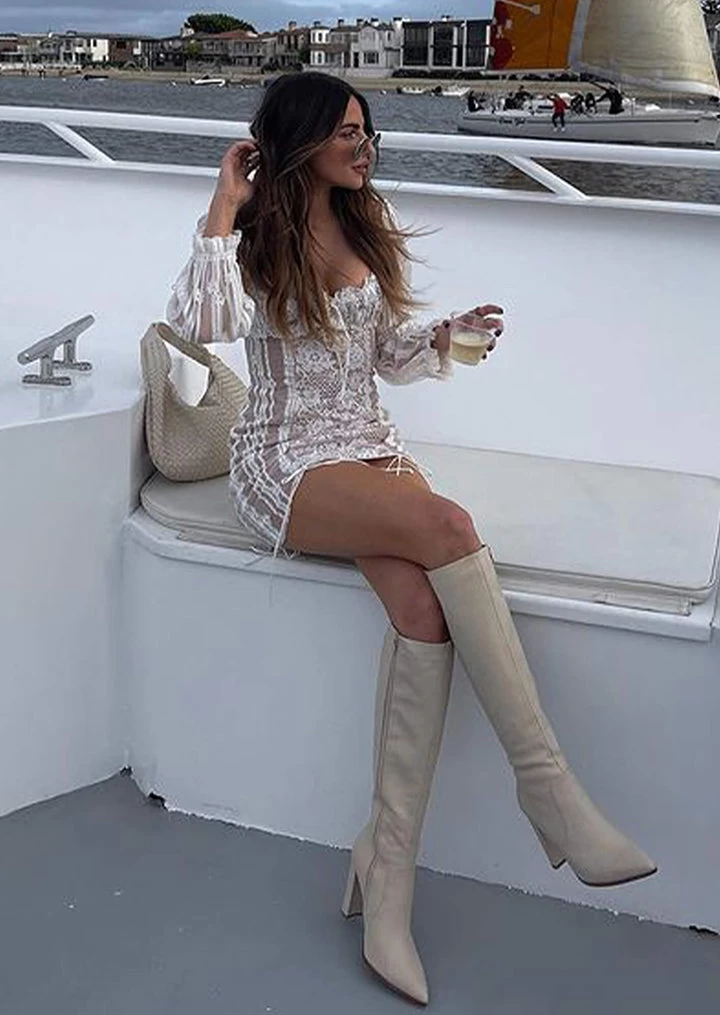 Lucille Vanilla Venice Calf Boots 6 Lucille Vanilla Venice Calf Boots - Image 4