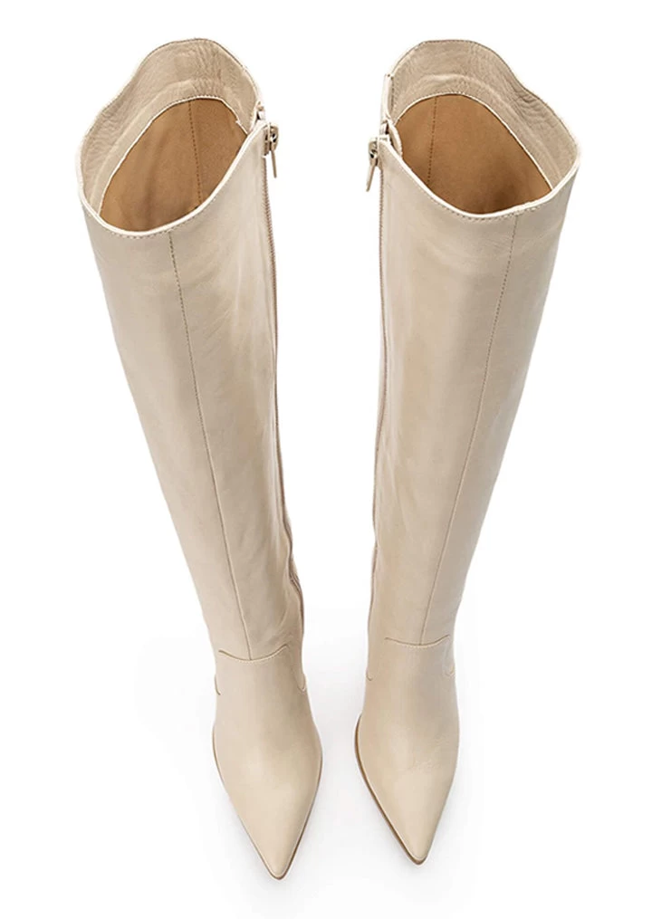 Lucille Vanilla Venice Calf Boots 5 Lucille Vanilla Venice Calf Boots - Image 3
