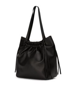 Lucky Black Nappa Handbag 11 Lucky Black Nappa Handbag -Tony Bianco Sales lucky black nappa bags 1288 2
