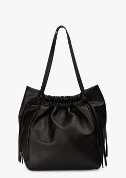 Lucky Black Nappa Handbag