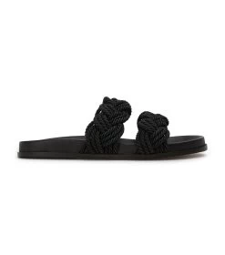 Lucky Black Rope Sandals -Tony Bianco Sales lucky black rope sandals 1288 1