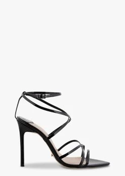 Marcy Black Patent Heels