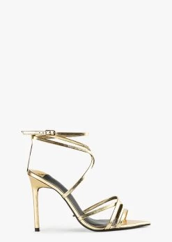 Marcy Gold Foil Heels