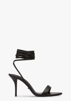 Marvin Black Nappa Heels