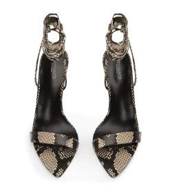 Marvin Ecru Snake Heels -Tony Bianco Sales marvin ecru snake heels 1288 2