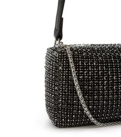 Moma Black Crystal Mini Handbags -Tony Bianco Sales moma black crystal handbag 1288 5