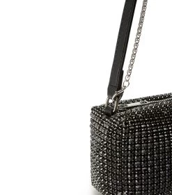 Moma Black Crystal Mini Handbags -Tony Bianco Sales moma black crystal handbag 1288 6