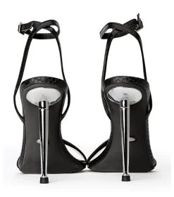 Myra Black Snake Heels -Tony Bianco Sales myra black snake heel 1288 4