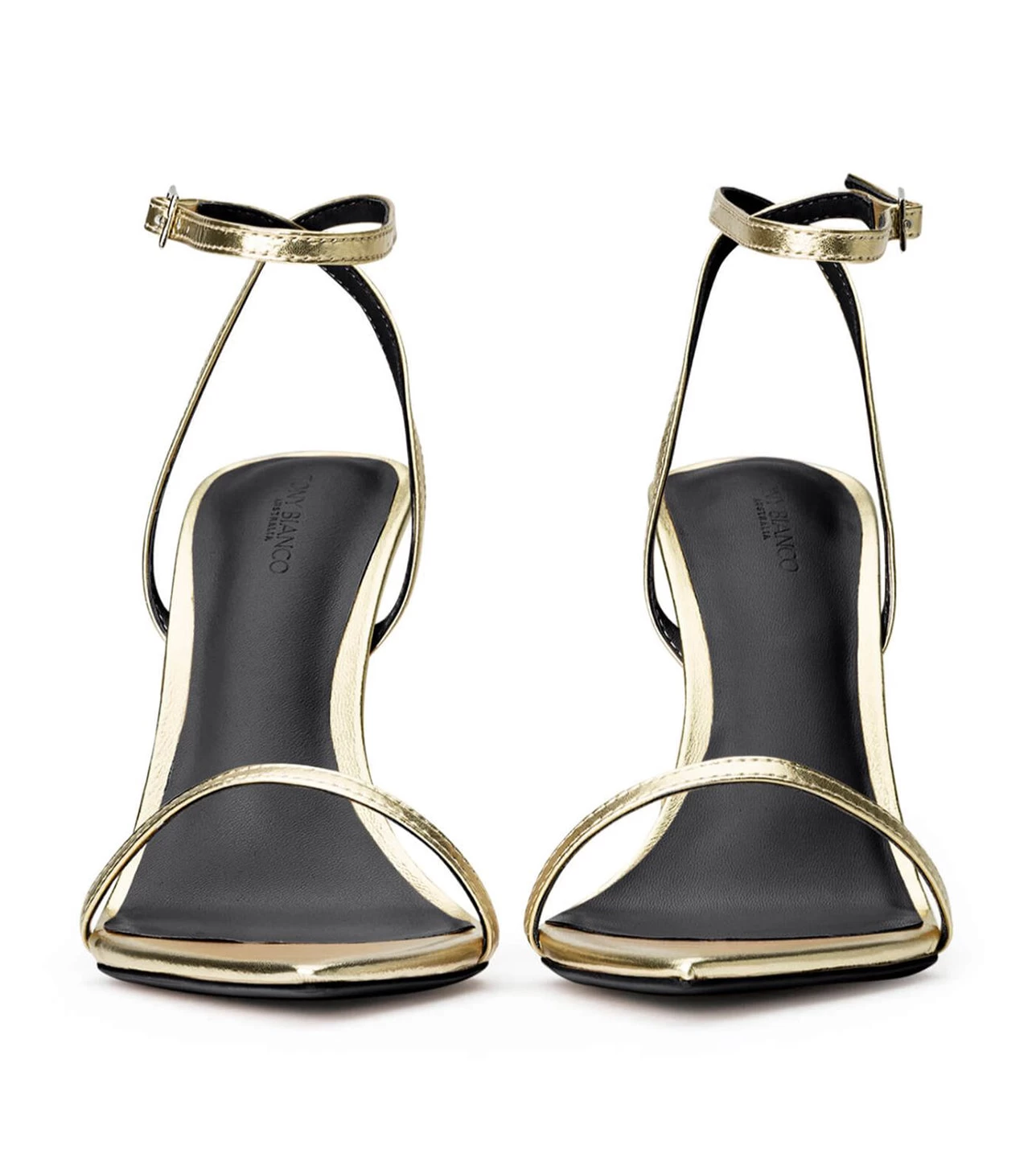 Myra Gold Nappa Metallic Heels 9 Myra Gold Nappa Metallic Heels - Image 7