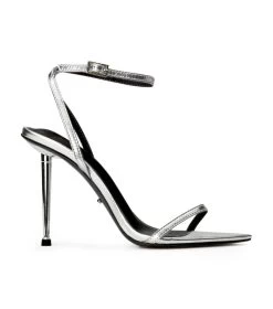 Myra Silver Nappa Metallic Heels -Tony Bianco Sales myra silver nappa tony bianco heels 1288 1