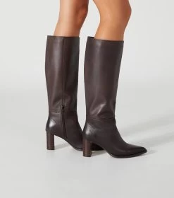 Peppe Choc Como Calf Boots -Tony Bianco Sales peppe choc como calf boots styled 1288 2