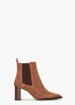 Piston Saddle Suede Ankle Boots