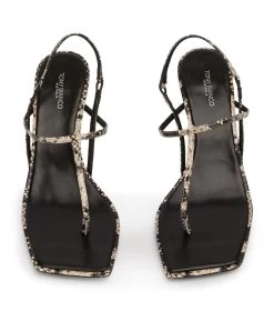 Renee Ecru Snake Heels -Tony Bianco Sales renee ecru snake heels 1288 2