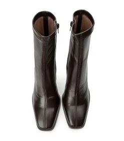 Rover Chocolate Nappa Ankle Boots 11 Rover Chocolate Nappa Ankle Boots -Tony Bianco Sales rover chocolate nappa ankle boots 1288 2